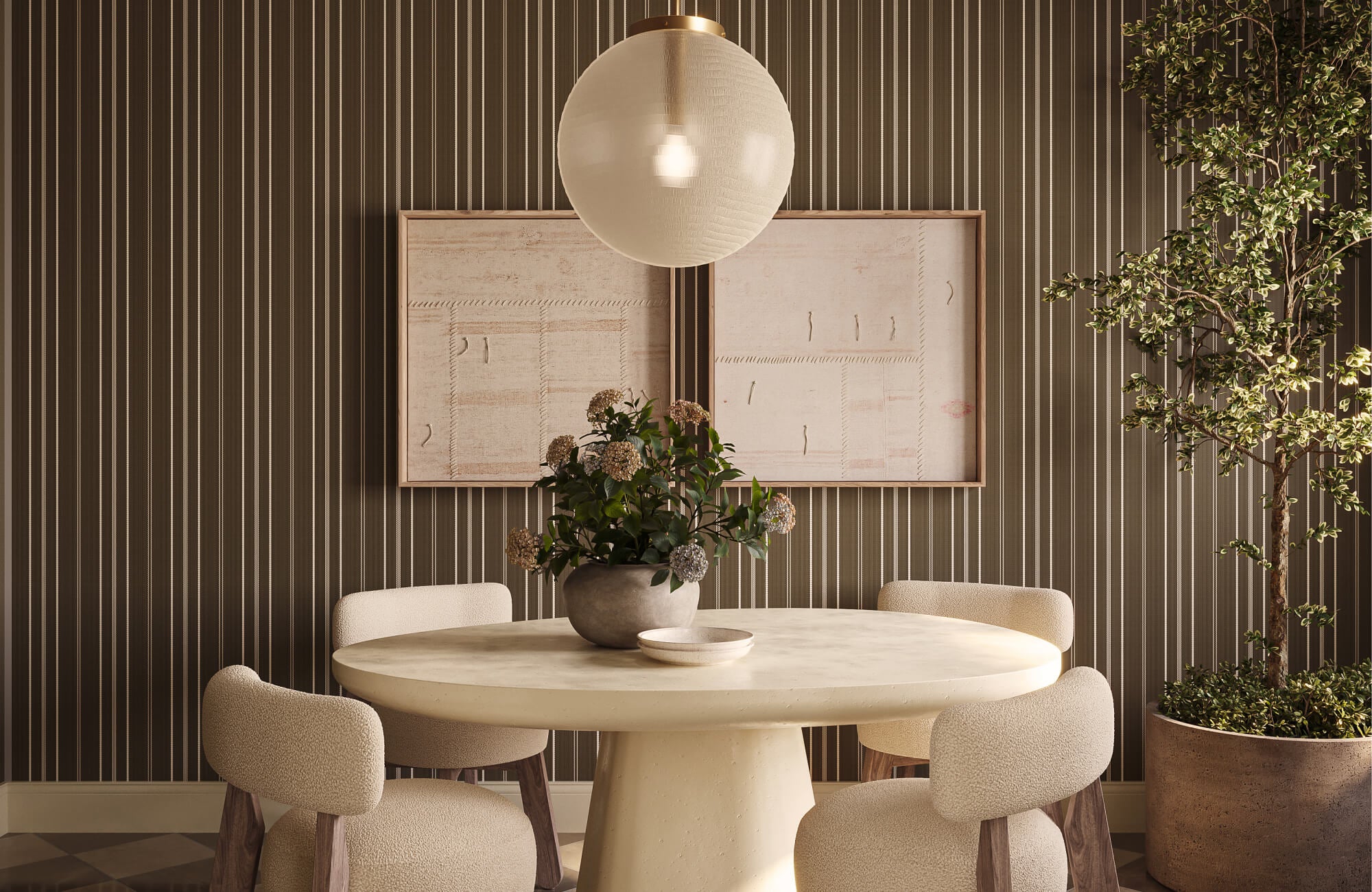 Linear dining study